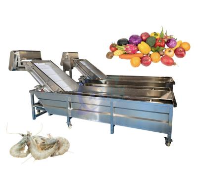 China Durable Seafood Fish Washing Machine Multifunctional 4200x1600x1200mm for sale