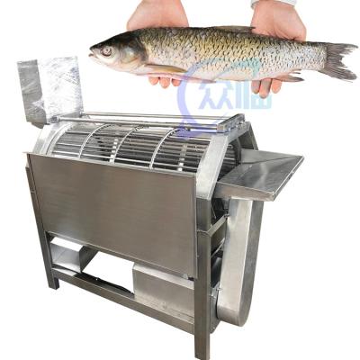 China Stainless steel fish processing equipment Fish scale scraping machine Fish scale cutting equipment Electric descaling ma for sale