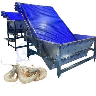 China Fresh shrimp grading machine electric shrimp size sorting machine multifunctional fish and shrimp screening machine for sale