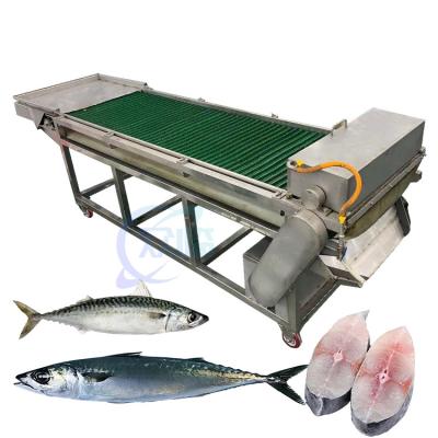 China Máquina de corte de cavala Máquina de corte de cavala linha de produção profissional de processamento de peixe em aço inoxidável à venda