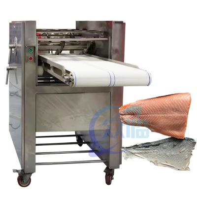 China 40-60pcs/min High Efficient Salmon Peeling Machine 0.75KW Salmon Skinning Machine for sale