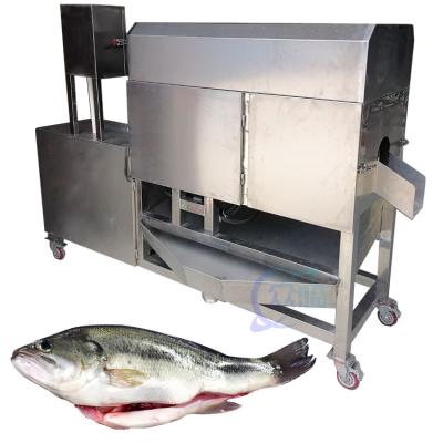 China Fully automatic fish processing production line Grass carp, carp, mandarin fish, perch and other fish viscera cleaning m à venda