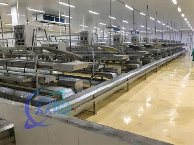 China 3.10KW Conveyor fish processing line Fish Descaling Production Line Catfish Skinne for sale