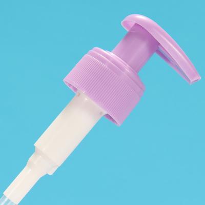 China Left Right Lock Plastic Cosmetic Small Lotion Pump Customizable Closure Size for sale