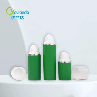 China Customizable PP Plastic Lotion Pump Bottle Airless Bottles For Skin Care 15cc 30cc for sale