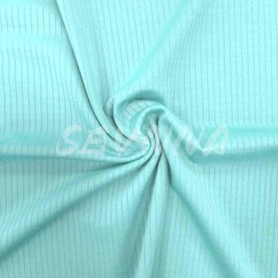 Китай Круговая вязаная ткань из переработанной ткани ликра для производителей устойчивой спортивной одежды продается