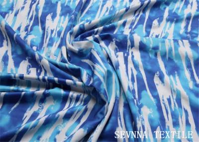 China Sublimation Heat Transfer Polyester Spandex Fabric Geometric Pattern Design for sale