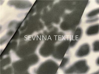 Китай Серый цвет простирания напечатал тонкую повторно использованную поли ткань Lycra для гетры продается