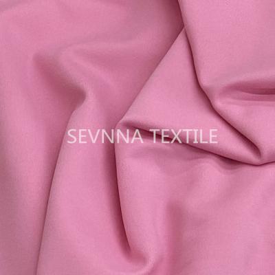 中国 ピンク繊維のActivewearは生地2の方法Elastaneの網の循環の摩耗を編む 販売のため