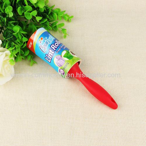 Black And Red Handle Sticky Disposible Lint Roller