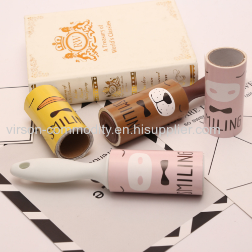 Good quality promotional adhesive lint roller with refill