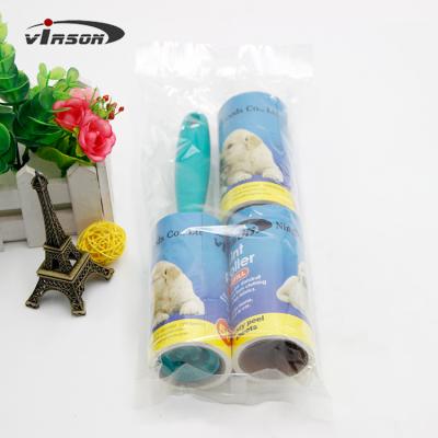 China Extra Sticky Pet Lint Roller Refill 60 sheets en venta