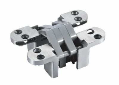 China Heavy Duty Stainless Steel Concealed Hinges With Wide Stronger Connecting Arms for sale