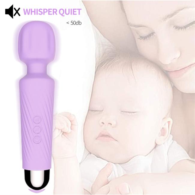 20 powerful vibration modes head 360 rotation low voice body waterproof female AV vibrator