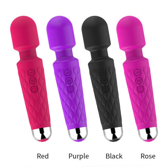 Hot selling 10 vibrations massaging dual head massage vibrator av wand massager sex toys for woman