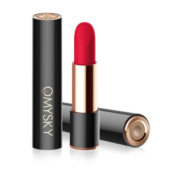 Mini Portable Lipstick Vibrator Adult Sex Toys 2 Frequency Vibration Massage Breast Lipstick Bullet Jump Egg