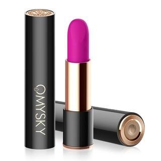 Mini Portable Lipstick Vibrator Adult Sex Toys 2 Frequency Vibration Massage Breast Lipstick Bullet Jump Egg