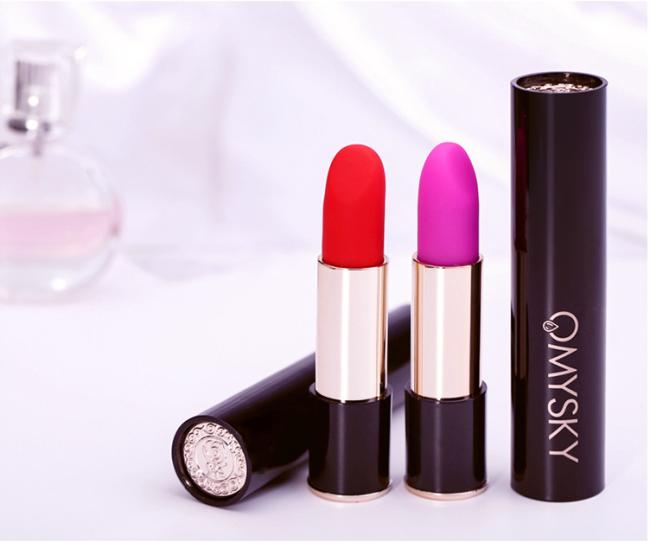 Mini Portable Lipstick Vibrator Adult Sex Toys 2 Frequency Vibration Massage Breast Lipstick Bullet Jump Egg