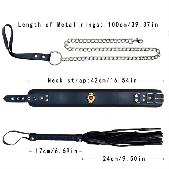 SM-Policewoman Erotic Deep Blue 11pcs Toys for Adult Games Role Play BDSM Set Gay Men Fetish Male and Female Bondage Sex Toys