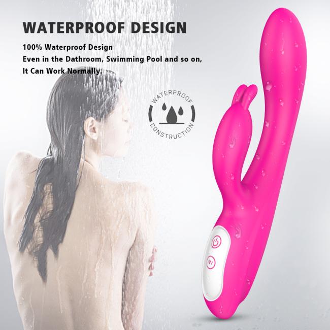 Hot selling G spot rabbit vibrator with heating function for women clitoris stimulation