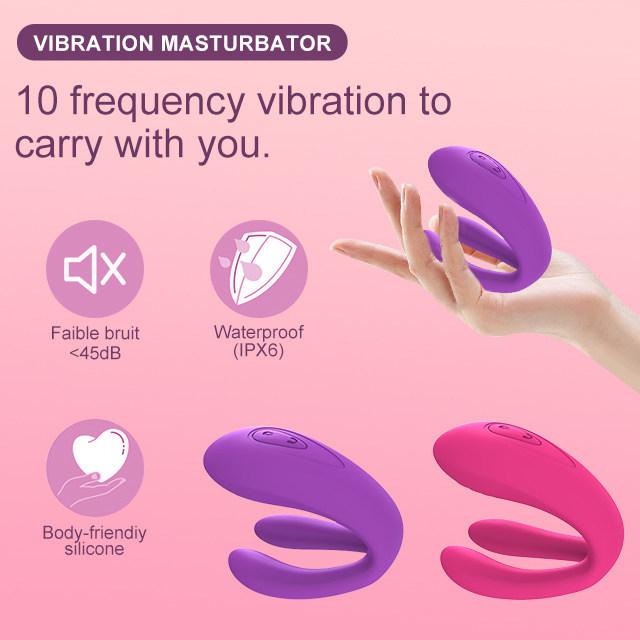 Wholesale Factory Selling Wireless Vibrator clip shape Sex Toys for Women Remote Controlled Sex Vibrators