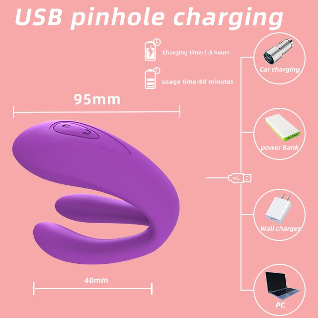 Wholesale Factory Selling Wireless Vibrator clip shape Sex Toys for Women Remote Controlled Sex Vibrators