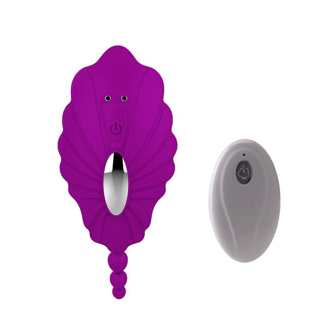 Silicone Butterfly Wearable Sex Vibration Rechargeable Massager Remote Control Sex Vibrator for women