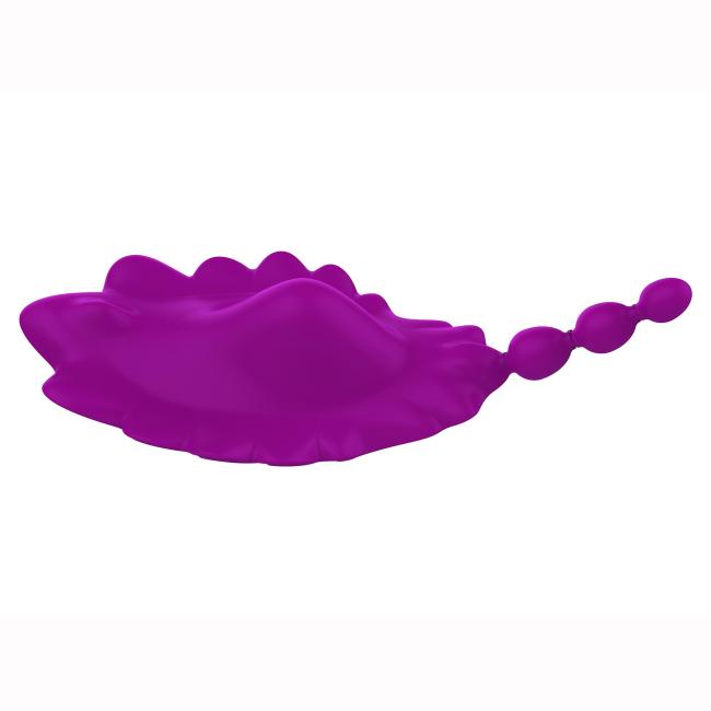 Silicone Butterfly Wearable Sex Vibration Rechargeable Massager Remote Control Sex Vibrator for women