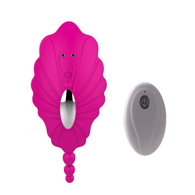 Silicone Butterfly Wearable Sex Vibration Rechargeable Massager Remote Control Sex Vibrator for women
