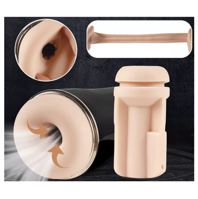 New Style Male Masturbator Automatic Male Stroker with Suction Vibrating Stroker Masturbator Sex Toys for Man