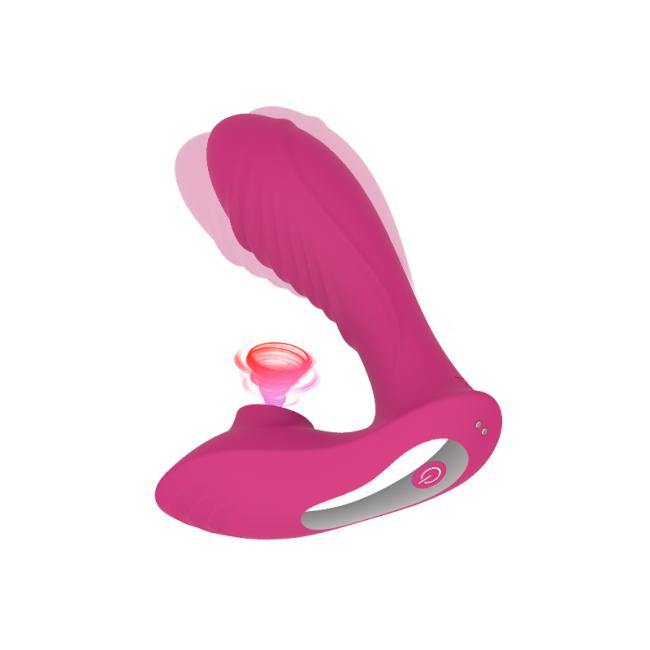New Sucking Vibrator With Control Function Purple And Pink Optional Female Vibrator Sex Toy