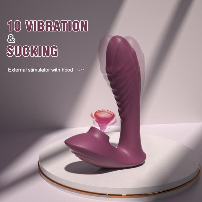 New Sucking Vibrator With Control Function Purple And Pink Optional Female Vibrator Sex Toy