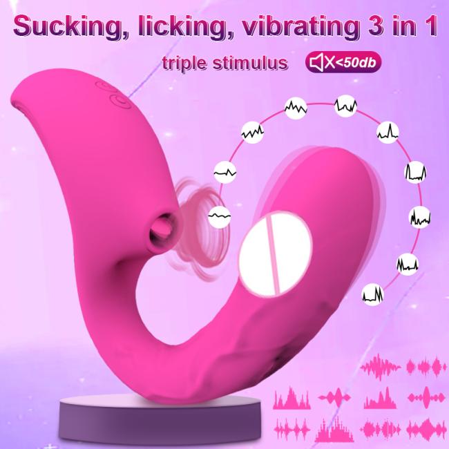 In stock Clitoral Stimulation Tongue Female Pussy Sucker Women Adult Clitoris Sucking licking Vibrator sex toy shop