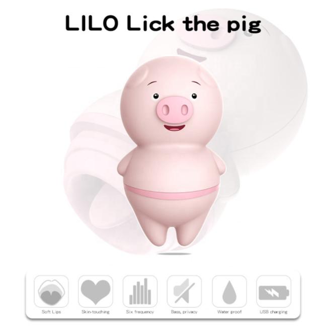 Piggy Licking Vagina sucking Vibrator Vaginal Massager Sex Toy Pig Tongue Licking Vibrator Female Clitoris Stimulator