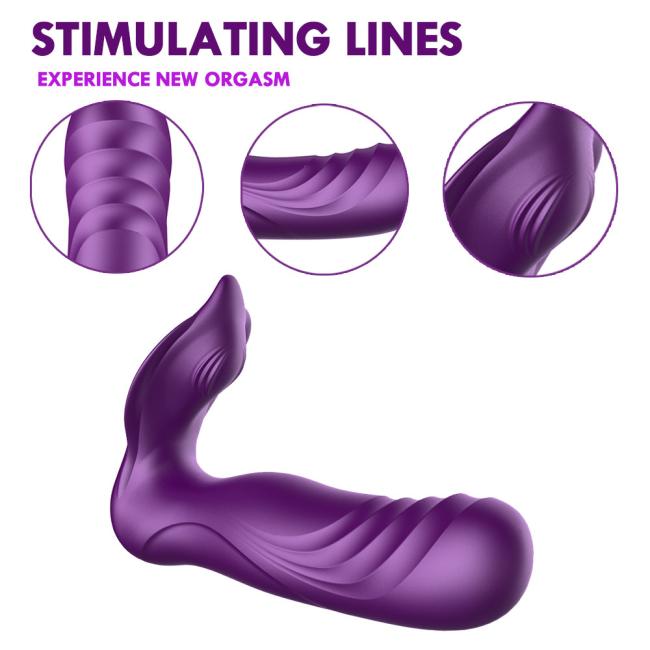 Automatic Wearable Panty Vibrator Wireless Remote Woman G-Spot Clitoris Stimulate Thrusting Dildo Vibrator