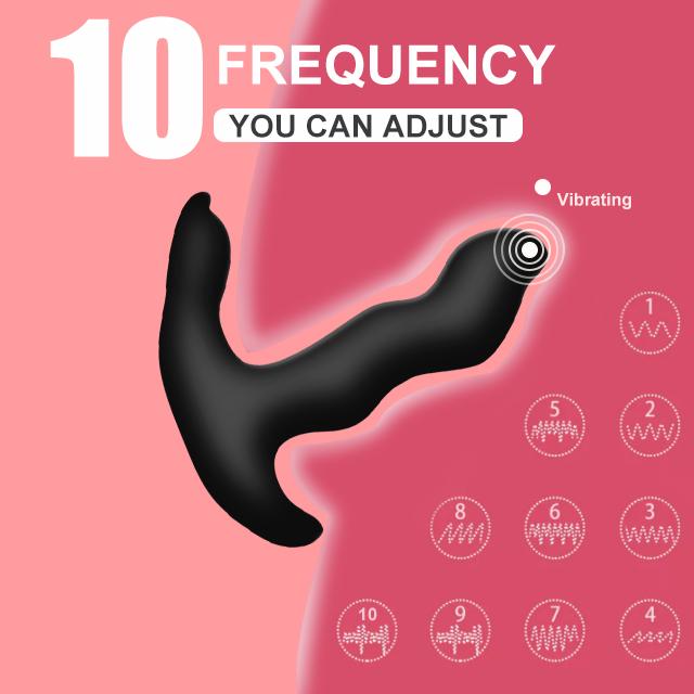 Male Female Remote Control 7 Frequency Vibration Butt Sex Toys Anal Plug