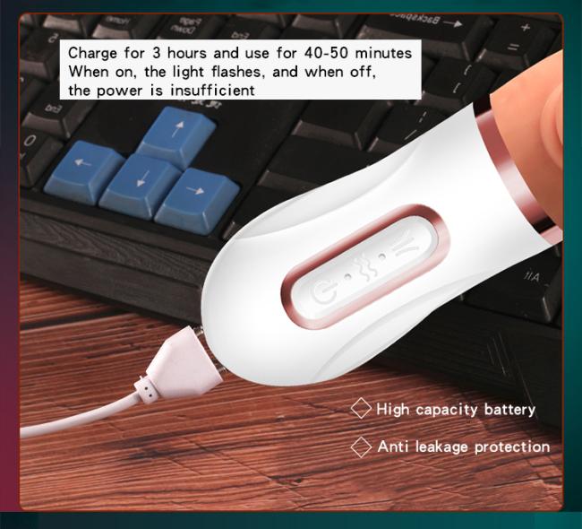 Xnxx Artificial dildo masturbation device Flesh color one-key heating dildo telescopic swing tongue licking vibration for women