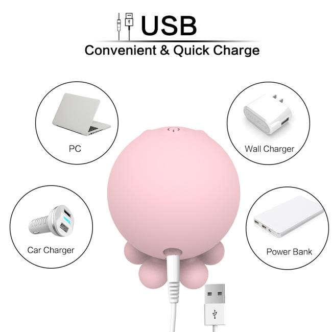 rechargeable silicone clitoris sucker sex toys octopi