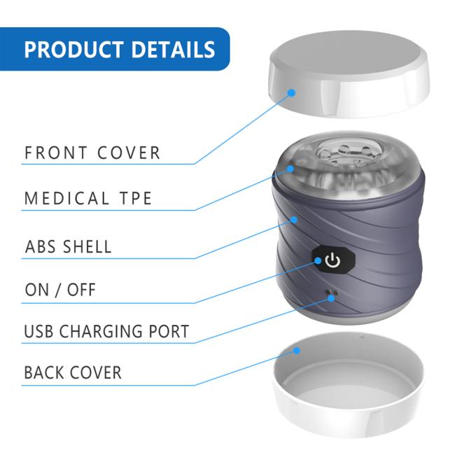 Stroker Male Masturbator Cup Crystal Ribbed Tunnel Pocket Pussy Vibrator for men masturbation