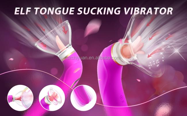 G-Spot Adult Vibrator Sucking and Licking Clitoral Stimulation Nipple Vaginal Clit Sucker Tongue Sex toys Vibrator for Women