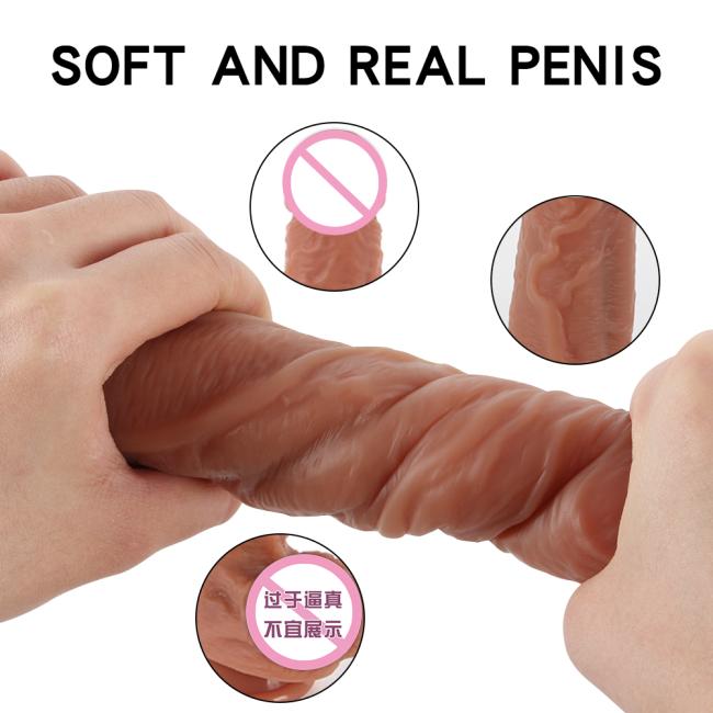 High quality silicone dildo penis sex toys for women telescopic female Masturbation Heating Remote Control Dick Big Dildo