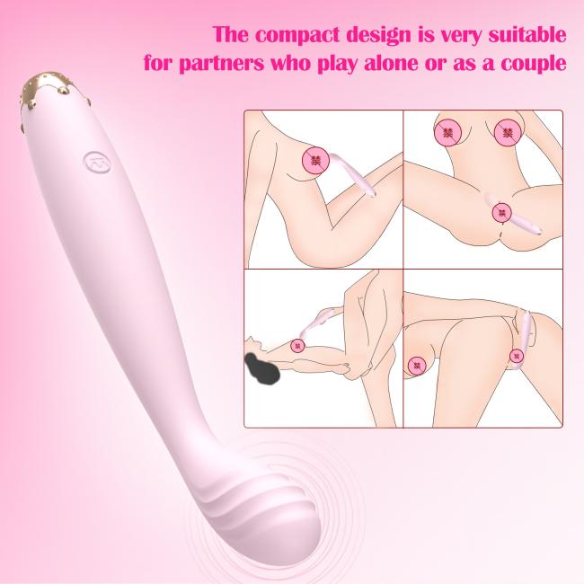 10 Speeds Dildo Vibrator USB Rechargeable G Spot Clitoris Vibrator Massage For Women