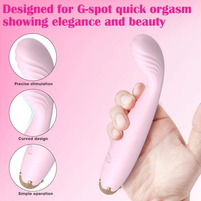10 Speeds Dildo Vibrator USB Rechargeable G Spot Clitoris Vibrator Massage For Women