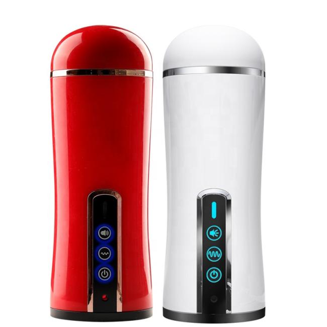 Automatic 10 Vibration Male Masturbator hine Adult Sex Toys For Men Rechargeable with voice function and lighting effects