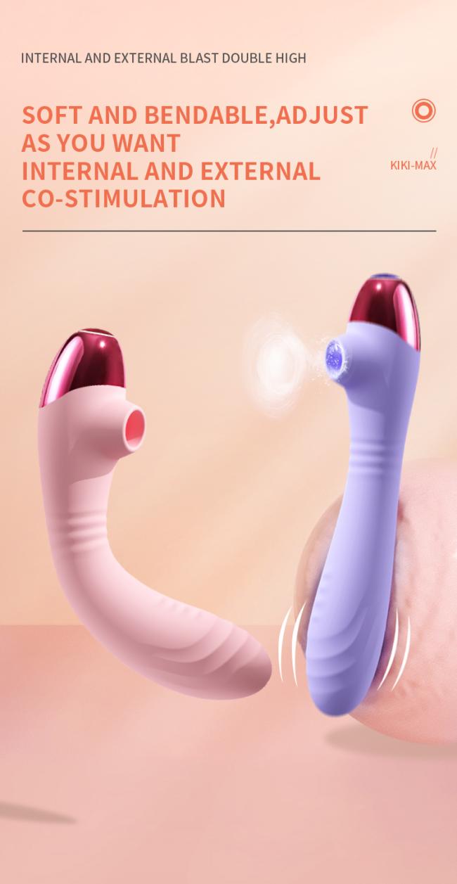 Clit Stimulator Sucking And Licking Vibrating Female Nipper Sucker Sex Toys Heating Av Sticks Massager Wand For Woman