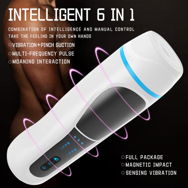 Sex Adult Male Airplane Bottle Automatic Men's Masturbator Electric Vibration Cannon Male Masturbation Cup Airplane Bottle