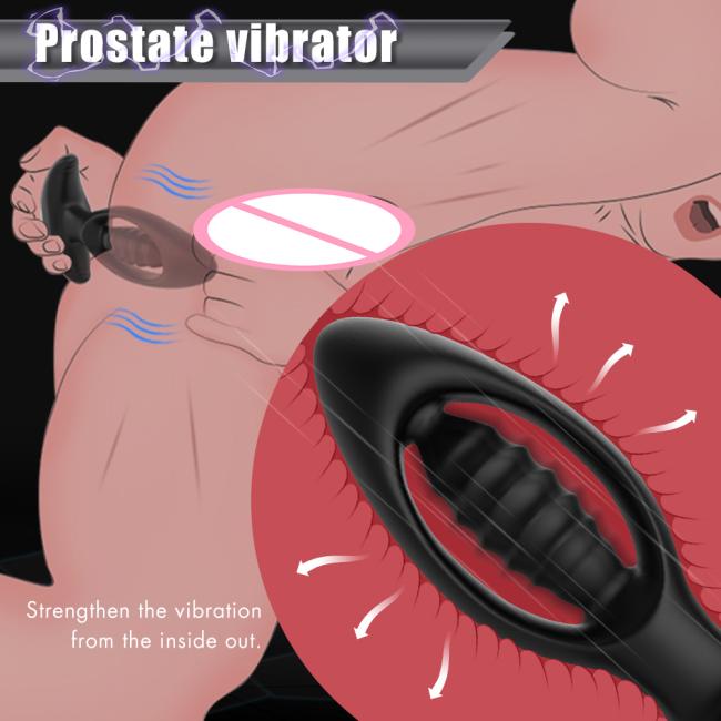 Wireless remote controlled powerful patting anal vibrator butt plug anal sex toys adults for woman man
