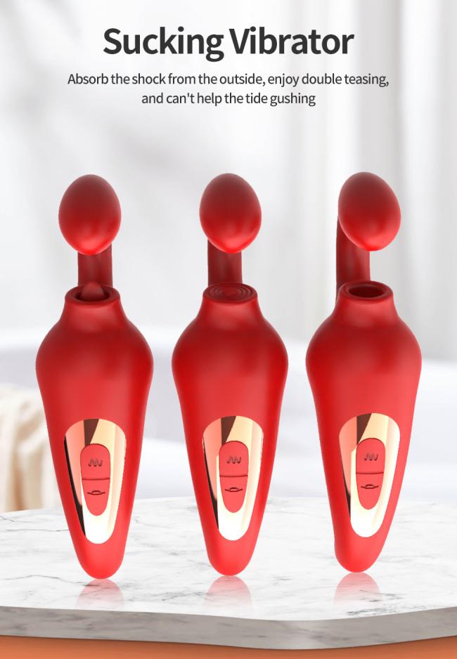 Soft silicone 10 Mode Vibration suction cup and slap vibration 3 Option 1 Adult toy G-spot clitoral Sucking vibrator for women