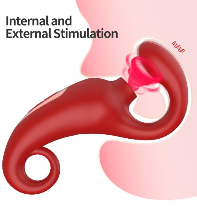 Soft silicone 10 Mode Vibration suction cup and slap vibration 3 Option 1 Adult toy G-spot clitoral Sucking vibrator for women