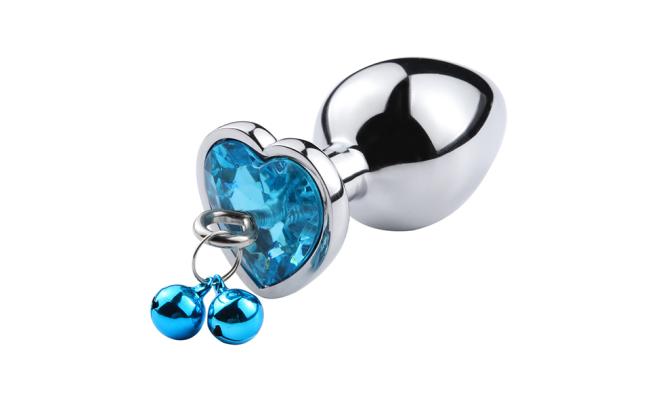 Anal Plug Anal Toys with Leash Aluminium 2 Bells Metal Butt Plug Sex Toys For Women And Man juguetes sexuales